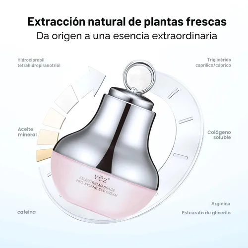 Vista 6 de Crema de masaje eléctrica Ycz para círculos oscuros, reafirmante y suavizante de líneas finas, refrescante para ojos cansados con suave vibración