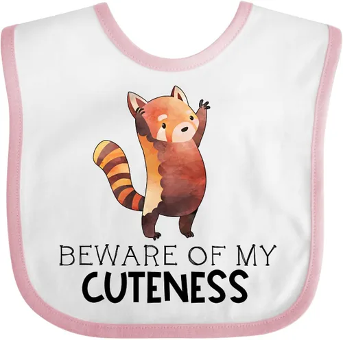 Vista 9 de inktastic Beware Of My Cuteness Cute Red Panda Babero