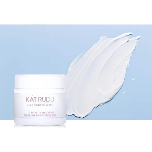 Vista 2 de Kat Rudu Jet Secret Crema facial hidratante facial con ácido hialurónico y vitamina C, estimulante de colágeno, para piel grasa, propensa al acné