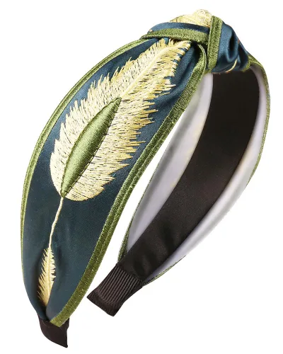 Vista 20 de YARN & INK Cintas para el cabello de mujer con perlas barrocas de terciopelo y lazo de strass, estilo retro vintage hecho a mano, elegante accesorio
