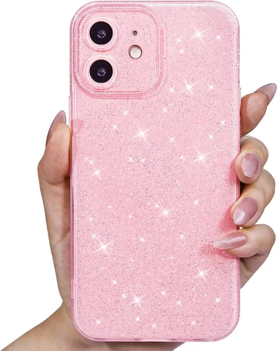 Vista 52 de Svanove Funda para iPhone 11 con Purpurina, Brillante Femenina Linda con Brillo Resplandeciente Reluciente Luminosa Funda de Teléfono para Mujeres