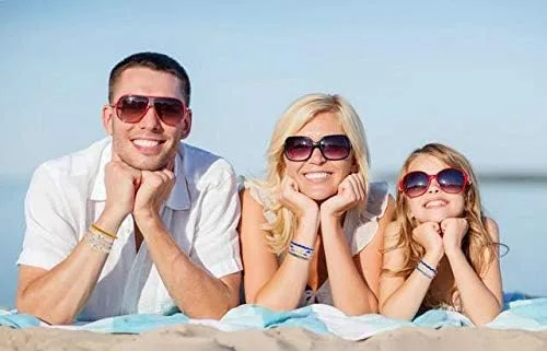 Vista 5 de Brazaletes impermeables de cuerda, para verano, con ola, brazalete para amistad, hecho a mano, para niña