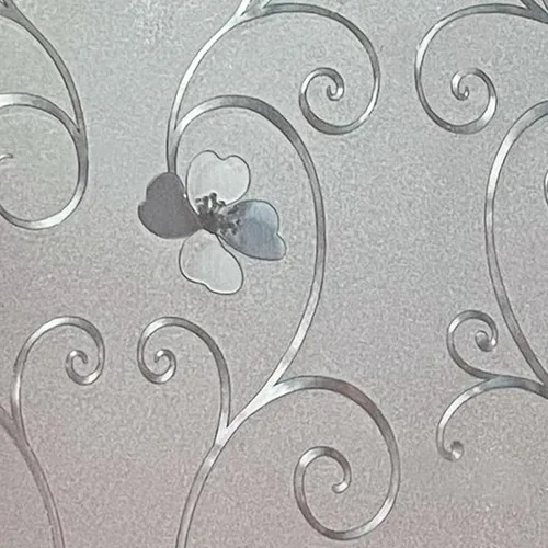 Vista 16 de Niviy - Película de ventana de vitral con herramientas de instalación, película de ventana de arcoíris con bloqueo de calor para puertas de vidrio