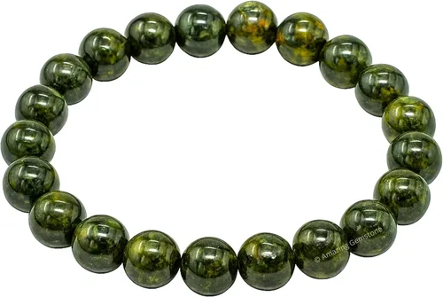 Vista 851 de Amazing Gemstone Crystal Bracelet for Women Men's Gifts - Protection Healing Crystal Bracelet - 8mm Gemstone Beaded Stretchable Bracelet Pulseras