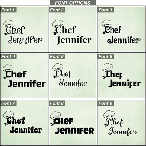 Vista 5 de Delantales Personalizados para Mujer y Hombre, Delantal de Chef Personalizado, Delantal de Cocina Personalizado con Bolsillos, Delantales para Asar