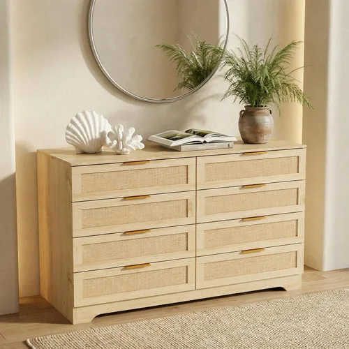 Vista 4 de HOPUBUY Juegos de mesa para sala de estar, cajón grande bohemio