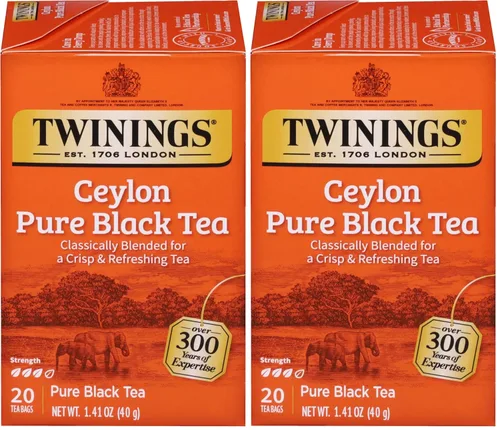 Vista 59 de Twinings Bolsas de té negro Blackcurrant Breeze envueltas individualmente, 20 unidades (paquete de 1), dulce, sabor picante, con cafeína, disfruta