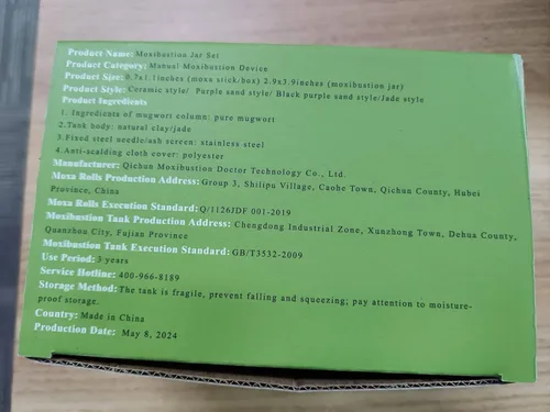 Vista 3 de Moxibustion - Juego de 54 rollos de moxa de jade