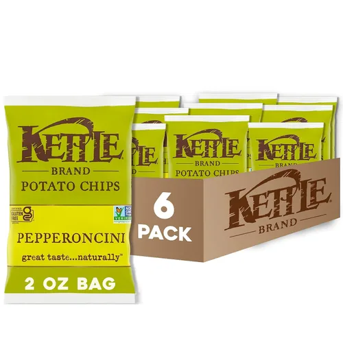 Vista 59 de Kettle Brand Papas Fritas, Backyard Barbeque Kettle Chips, Bolsa de Aperitivos, 1.5 Oz
