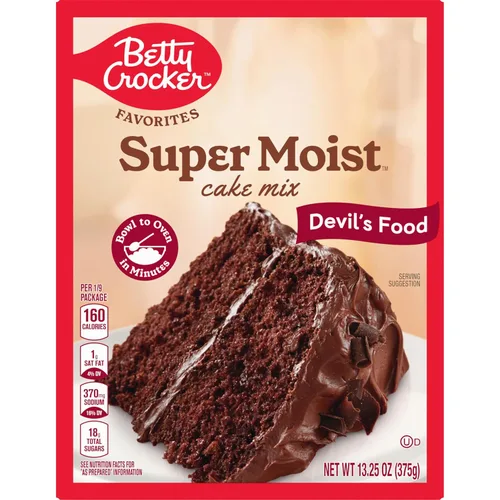 Vista 28 de Betty Crocker Delights Mezcla de pastel de vainilla francesa súper húmeda, 13.25 onzas
