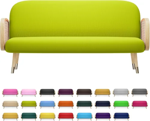 Vista 16 de MoNiBloom Funda para futón de tamaño Queen, elástica, sin brazos, funda para sofá sin brazos, protector de muebles, duradera y lavable, con Cereza