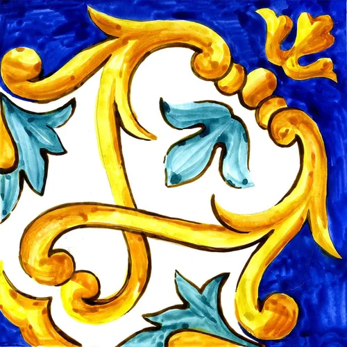 Vista 40 de Pegatinas de Azulejos Estilo Azulejo Español Portugués Despegar y Pegar para Salpicadero Juego de 16 piezas (3.9_10)