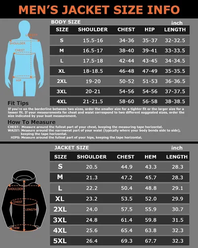 Vista 6 de Venustas Chaqueta térmica para hombre con batería de 7.4 V, resistente al viento con capucha desmontable