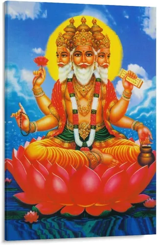 Vista 106 de Póster artístico con texto en inglés «Lord Shiva And His Family» («Lord Shiva And His Family») - Póster decorativo moderno para decorar la pared