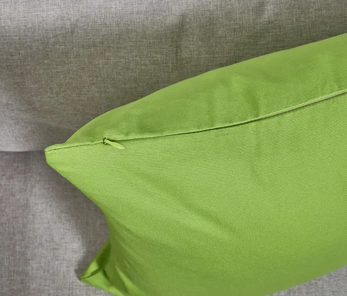 Vista 6 de TangDepot - Funda de almohada decorativa de algodón sólido, 12 x 12 pulgadas, verde manzana