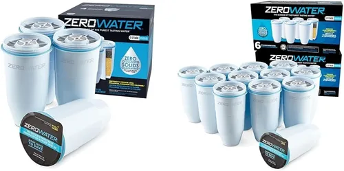 Vista 7 de ZeroWater Filtro de repuesto oficial, repuesto de filtro TDS 0 de 5 etapas y dispensador de filtro de agua de 52 tazas de lectura de 5 etapas
