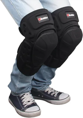 Vista 6 de herobiker Moto rodilleras negro motocicleta rodilleras de protección Motocicleta Motocross Bicicleta Pads Rodilla Pads Protector guardias