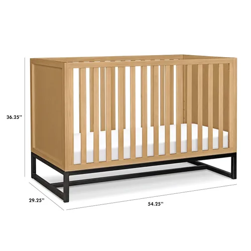Vista 7 de DaVinci Cuna convertible Ryder 3 en 1 en miel, certificado Greenguard Gold
