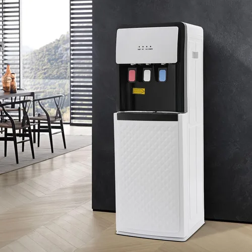 Vista 2 de Dispensador de enfriador de agua de carga inferior para botellas de 5 galones, 3 ajustes de temperatura, caliente (185.0-203.0 °F/185-203℉), frío