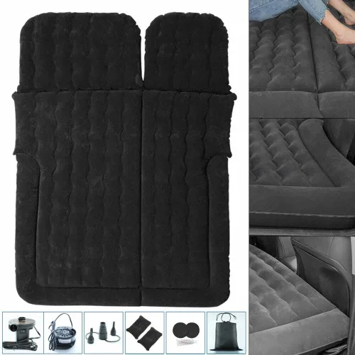 Vista 8 de Colchón inflable para cama de auto, cama de dormir portátil para viaje, cama de dormir con bomba de aire, cama de dormir con bomba de aire