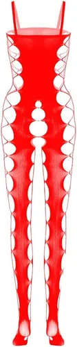 Vista 5 de Body sexy de malla para mujer, lencería de red elástica, body de una pieza transparente