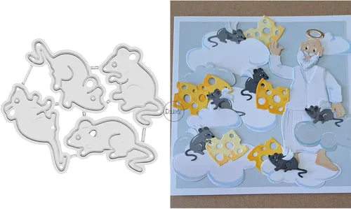 Vista 12 de DzIxY Juego de troqueles de corte de metal para tarjetas con diseño de pájaros, troquelados, plantillas de máquina para álbumes de recortes