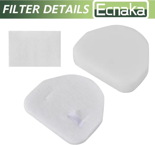 Vista 5 de Paquete de 3 filtros de espuma y fieltro de repuesto para Shark Navigator NV100, NV100C, NV100 26, NV105, NV105 26, NV106, UV300, NV450, NV480