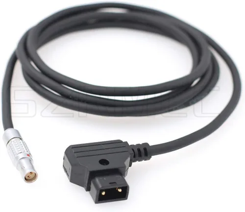 Vista 3 de SZRMCC Cable de alimentación giratorio hembra de 2 pines a D-tap para cámara de cine RED Komodo 6K (ángulo recto, 11.8 in)