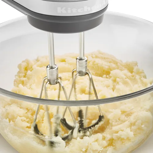Vista 6 de Accesorio de batidor KitchenAid Flex Edge para batidora manual selecta, KHMFEB2