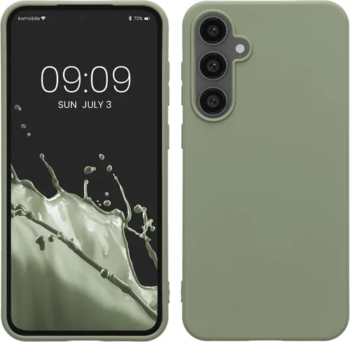 Vista 162 de kwmobile Funda compatible con Samsung Galaxy S23 - Funda protectora de silicona TPU suave y delgada - Piedra antigua