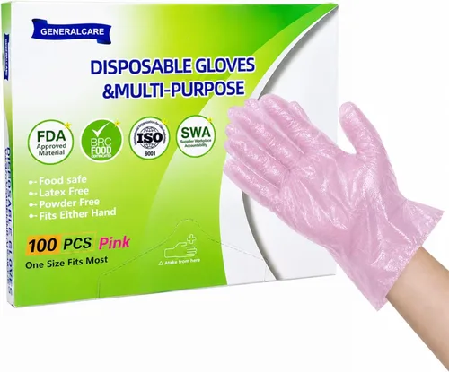 Vista 12 de Guantes desechables de plástico para manipulación de alimentos, servicio de cocina, guantes desechables para cocinar