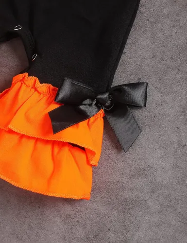 Vista 7 de TUEMOS Body de Halloween para bebé niña con diadema, primer conjunto de ropa de Halloween