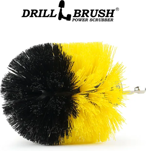 Vista 8 de Drill Brush Fregador eléctrico para taladro inalámbrico Multiuso Medio amarillo