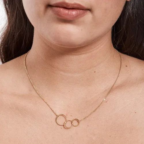 Vista 3 de Dear Ava Collar de regalo para mujeres y niñas, colgante de joyería moderna ajustable, idea de regalo de amor para ella con tarjeta sincera, regalos