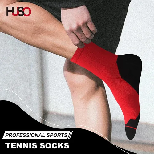 Vista 2 de HUSO Performance - Calcetines deportivos de compresión para hombre y mujer, 1,2,3,4,6 pares