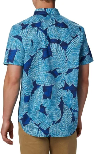 Vista 2 de Columbia Camisa de manga corta estampada Rapid Rivers para hombre