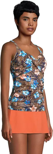 Vista 4 de Lands' End Traje de baño tipo tankini con aros para mujer