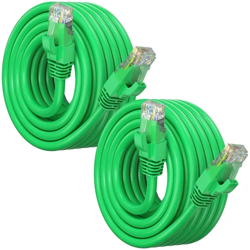 Vista 18 de Maximm Cable Ethernet Cat6, color negro (paquete de 2), cable UTP de 10 Gbps 550 MHz