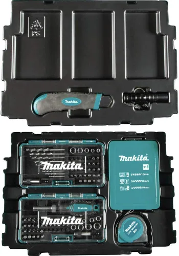 Vista 7 de Makita B-49638 Juego de brocas métricas y brocas de 69 piezas