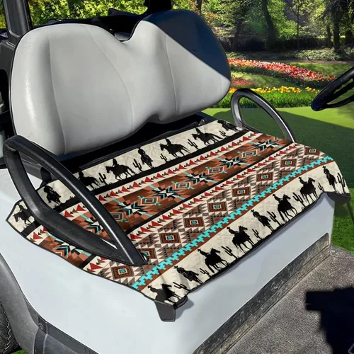 Vista 9 de Fundas universales para asiento de carrito de golf, suaves y cómodas, protección para todo tipo de clima, funda para carrito de golf para 2