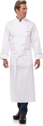 Vista 5 de Chef Works - Delantal de chef cónico, Delantal cónico, talla única , Blanco