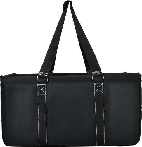 Vista 105 de NGIL Bolsa de comestibles reutilizable extra grande plegable de gran tamaño para comestibles, almacenamiento, picnic, playa, Estampado de vaca