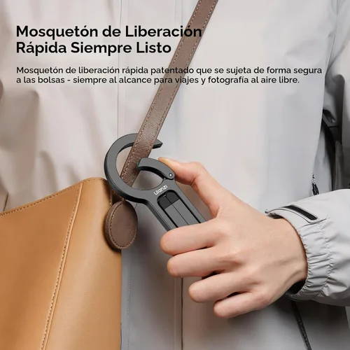 Vista 3 de ULANZI Trípode de teléfono para Magsafe, soporte de teléfono celular N52, gancho plegable con imán fuerte para iPhone 17, 16, 15 Pro Max, mini