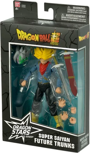 Vista 5 de Dragon Ball Super Dragonball Super - Figura de acción de 6 pulgadas BAF Fusion Zamasu Dragon Stars Series 3 - Super Saiyan Trunks