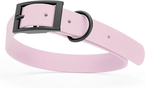 Vista 88 de Dogline Biothane - Collar impermeable para perro con hebilla de liberación rápida, resistente cincha de nailon recubierta con resistente y a prueba