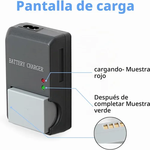 Vista 3 de Cargador de batería NB-7L CB-2LZ compatible con Canon