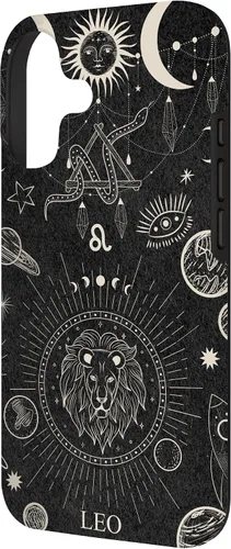 Vista 2 de Galaxy Zodiac Sign Astrological Celestial Aesthetic Leo Case for iPhone 17