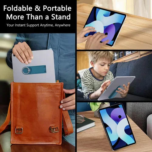 Vista 7 de Soporte universal para tableta con soporte de anillo integrado, paquete de 2 soportes ajustables para tableta multifunción con parche adhesivo