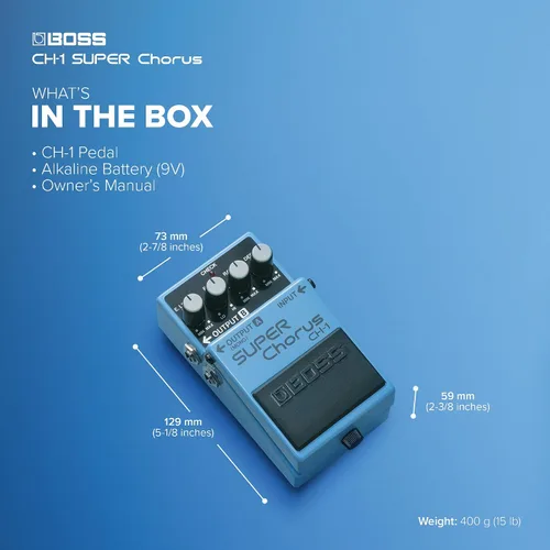 Vista 6 de Boss CH-1 Super Chorus estéreo