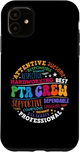 Vista 8 de iPhone 16 Parents Teacher Association Team Supporter PTA Crew Case